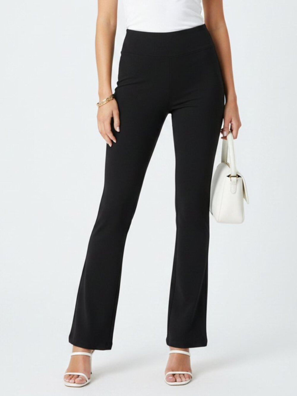 Eileen Fisher Black Basic Straight Leg Pants PS